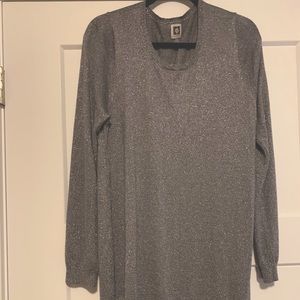 Anne Klein Long Sweater with sparkle XL